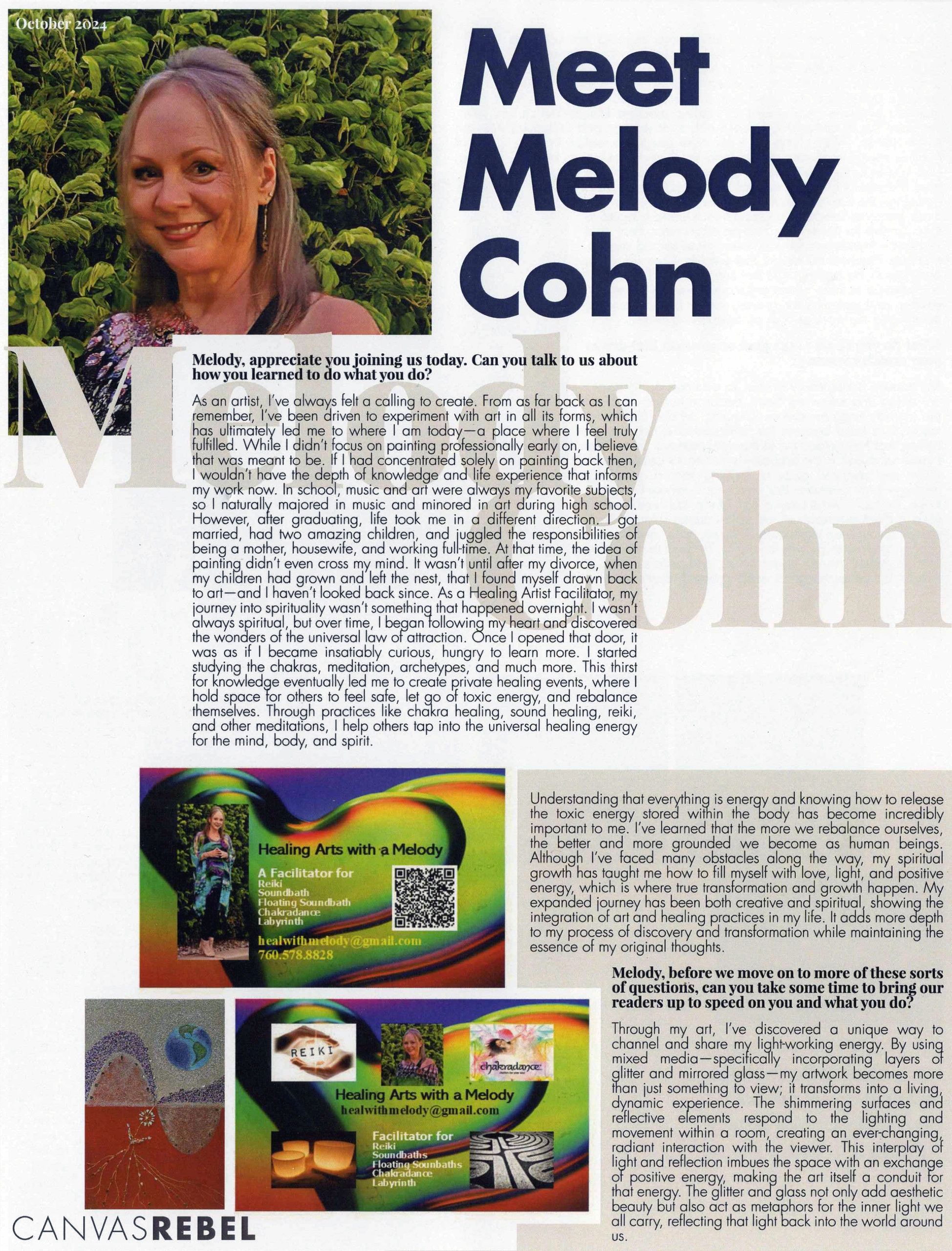 Melody Canvas Rebel 4/25 — Page 1