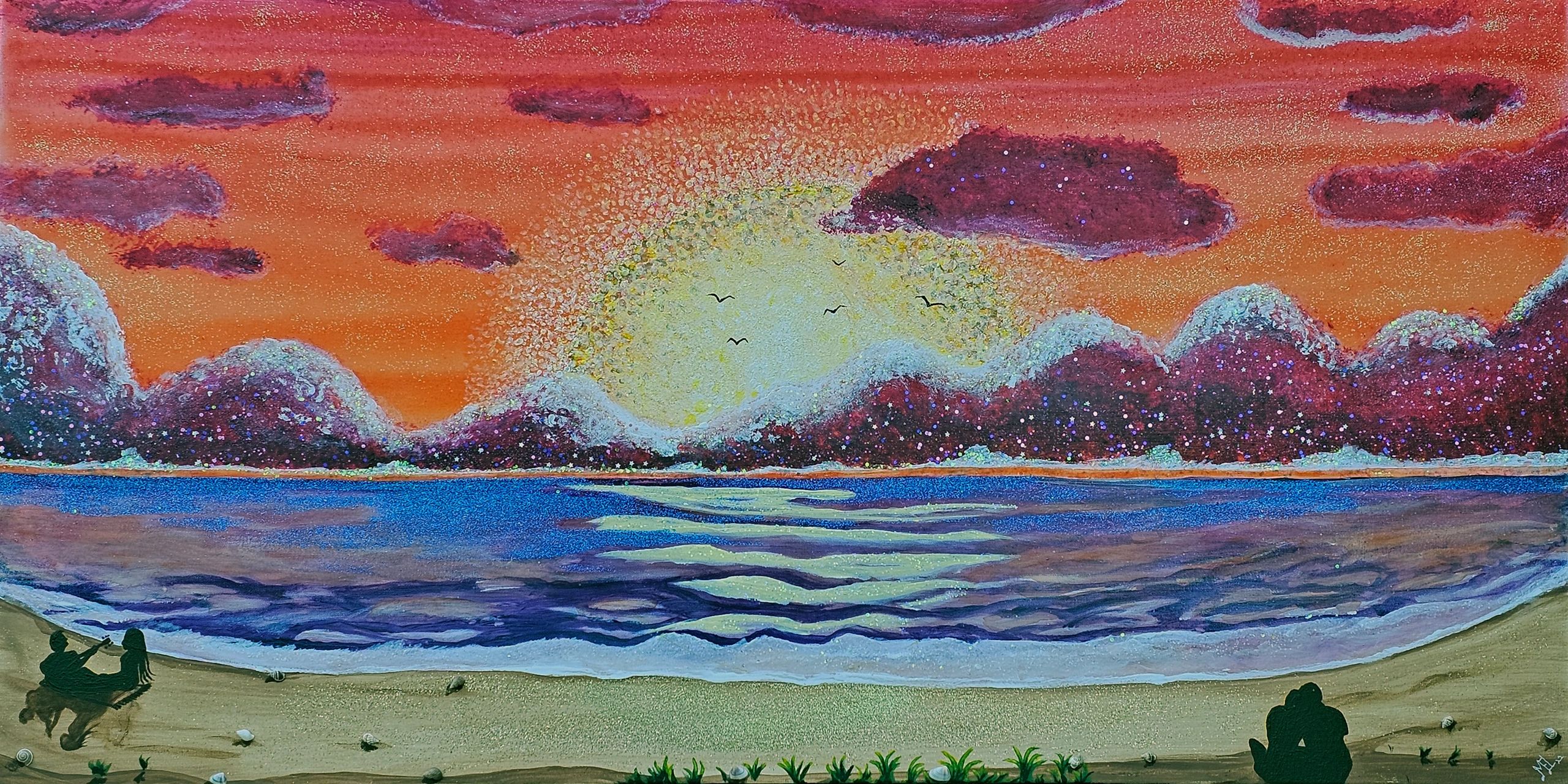 Sparkly Sunset